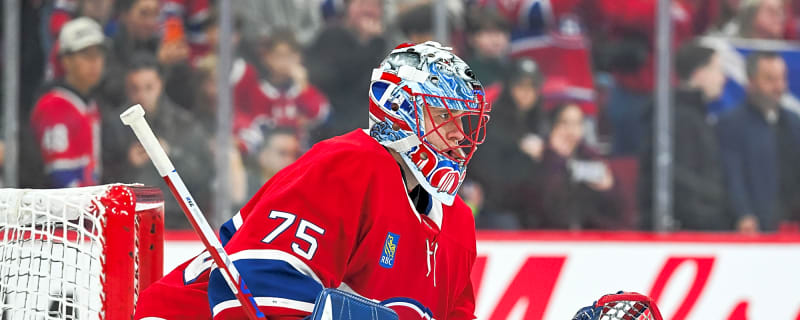 Jakub Dobes did not answer questions from the media after his penalty in overtime