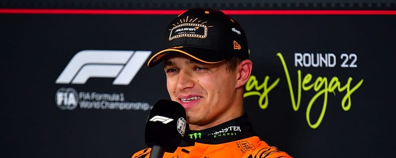 Amid Vegas Downpour, Norris Delivers a Lightning-Strike Pole Lap