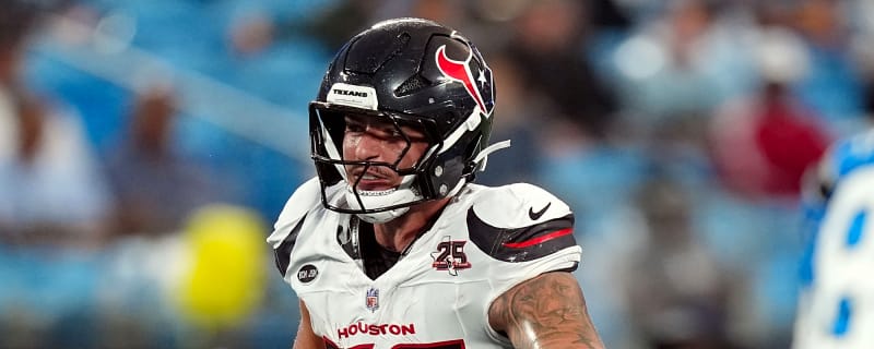 Texans reportedly releasing rookie LB Aiden Fisher