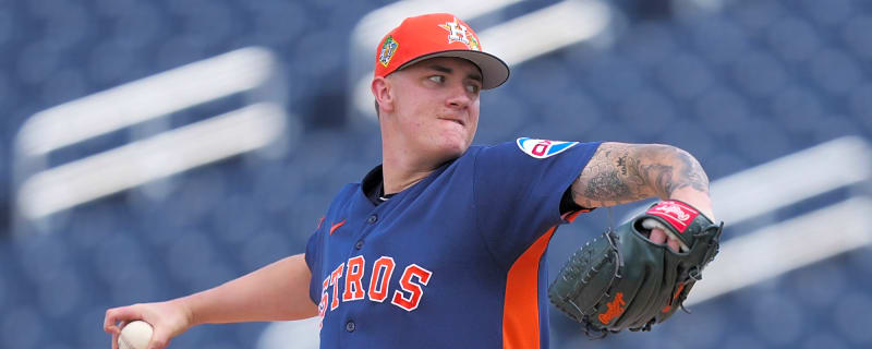 Astros Finalize Season-Opening Rotation