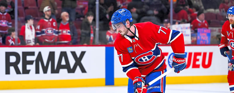 Kirby Dach may have played his last game in Montreal