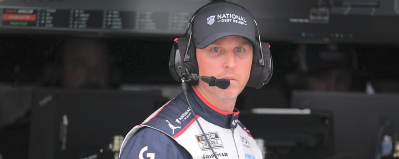 Denny Hamlin explains what went wrong on final restart of Brickyard 400