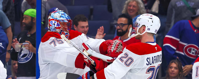 Juraj Slafkovsky Leads Habs To Game One Win With Power Play Hat-Trick
