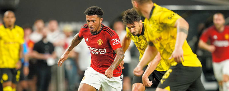 Jadon Sancho offered shock move out of Europe after permanent Man United exit
