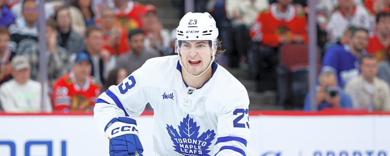 Leafs practice notes: Matthew Knies joins Auston Matthews on the ice for first time since injury