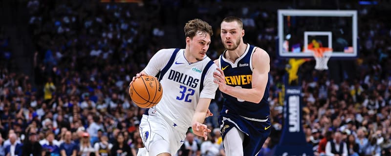 Cooper Flagg reacts to what Nikola Jokic did against the Mavericks