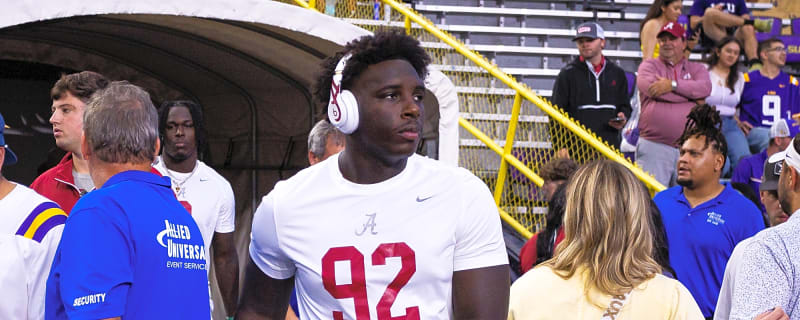 Alabama defensive lineman suffered an injury during Sunday’s practice