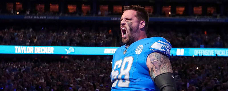 Lions LT Taylor Decker Announces He’s Requested To Be Released