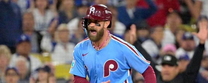 Bryce Harper has a mustache and looks totally different