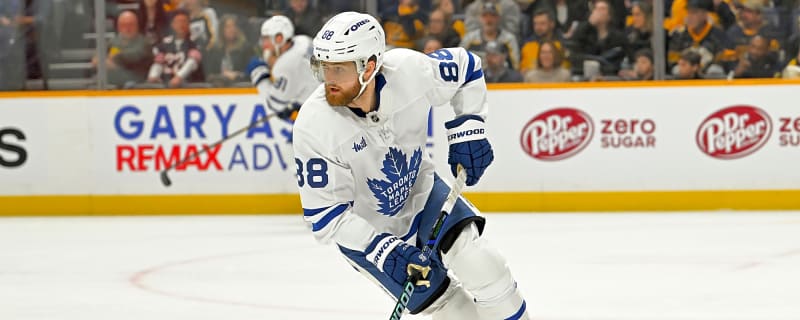 Latest William Nylander Injury Update Ahead of Clash With Red Wings