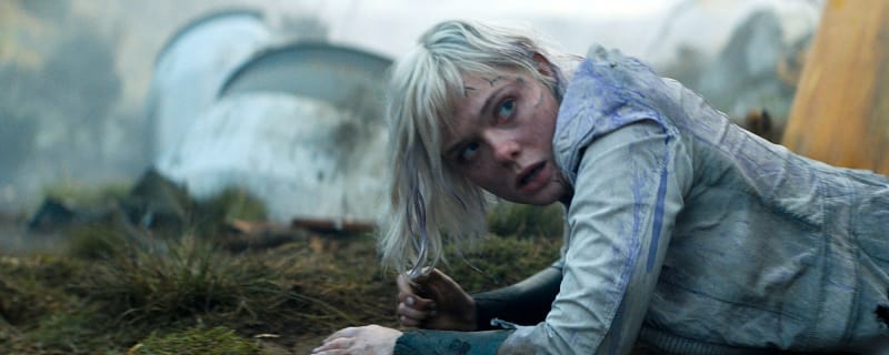 "Predator: Badlands" trailer: Elle Fanning is a robot lady teaming up with the Predator 