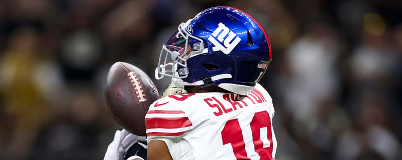 Giants WR Darius Slayton ruled out for TNF