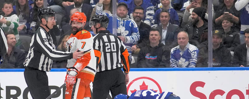 Radko Gudas Given Hearing for Kneeing Auston Matthews