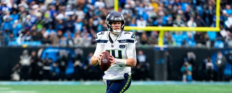 Seattle Seahawks Quarterback Sam Darnold In Rarefied Air