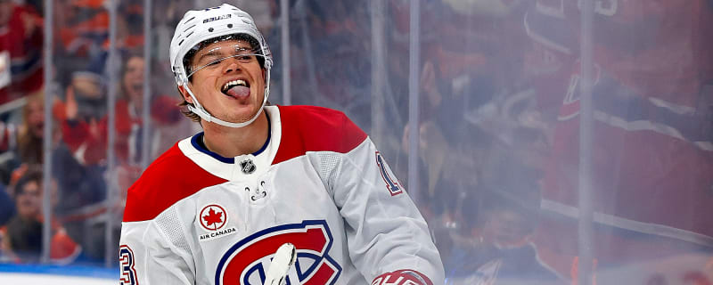 Cole Caufield leads NHL in goals