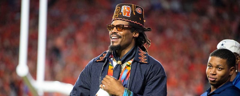 Cam Newton takes victory lap after Patriots lose Super Bowl