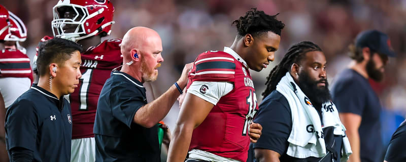LaNorris Sellers knocked out of game on targeting play
