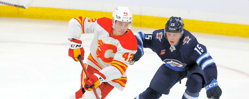 Sam Honzek has capitalized on his opportunity with the Flames