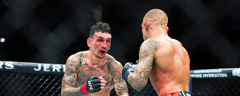 Watch fired-up Max Holloway reacting to Justin Gaethje’s UFC 324 beatdown against Paddy Pimblett