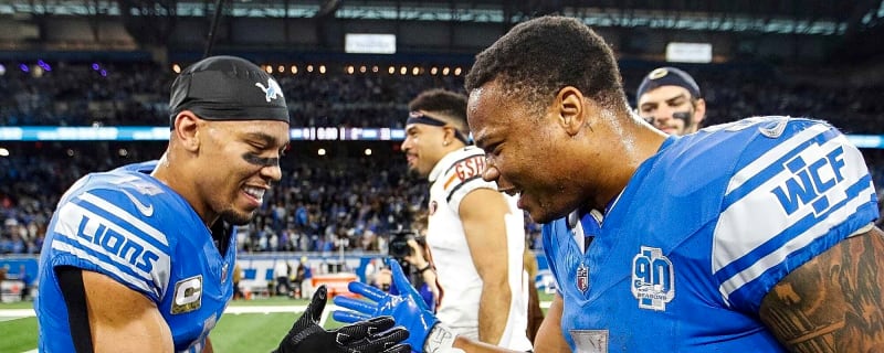 Lions Star Amon-Ra St. Brown ‘Sick’ After David Montgomery Traded to Texans