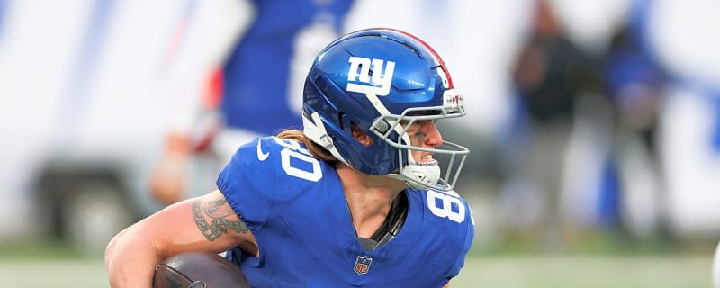 Giants Fear WR Gunner Olszewski Tore Achilles