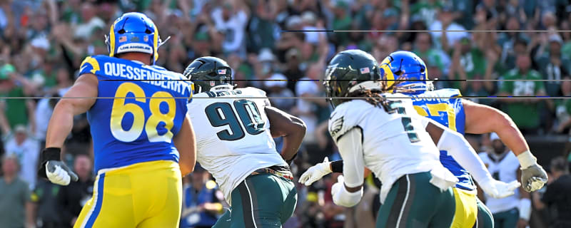 336-pound Jordan Davis sets record in Eagles’ win