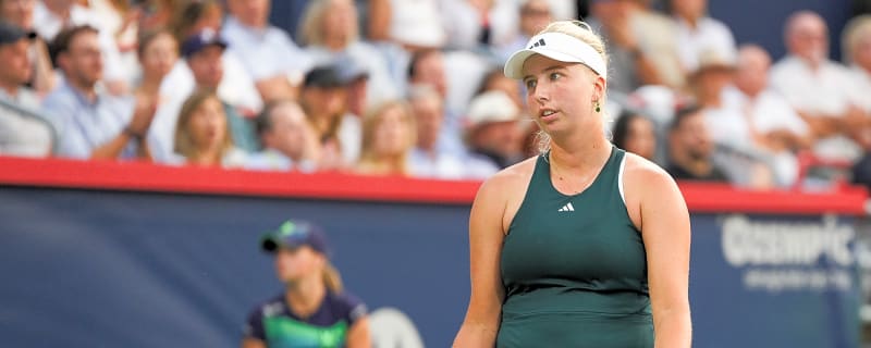 '2 days ago my grandfather unfortunately passed away': Clara Tauson fights back tears after emotional Canadian Open win