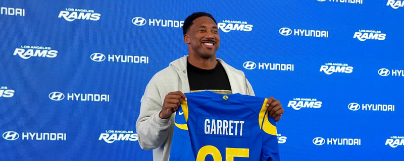 Rams announce unique jersey offer following Myles Garrett trade
