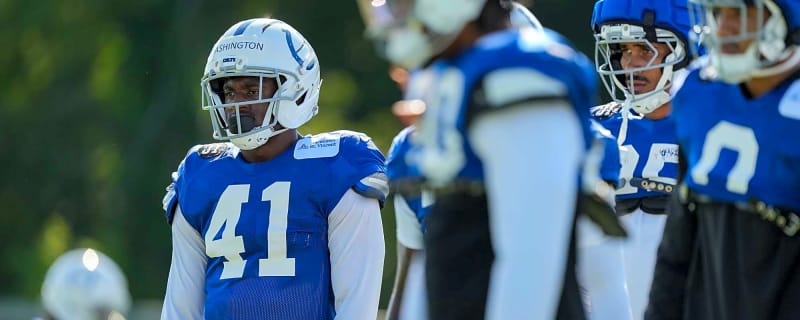 Colts rookie appears to seriously injure teammate with hip-drop tackle