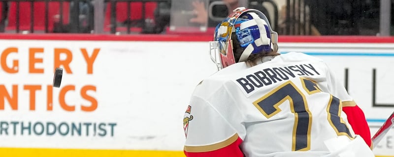 Bobrovsky Traded Typical Gig for Electrifying Rare Goalie Fight