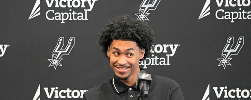 Dylan Harper Makes Big Promise to Spurs Fans in Rookie Introductory Press Conference