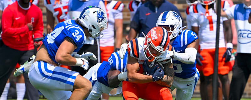 Duke Football Player Who Hit Female Trainer During UNC Game Is Now Being Accused Of Violently Attacking Security Guard 