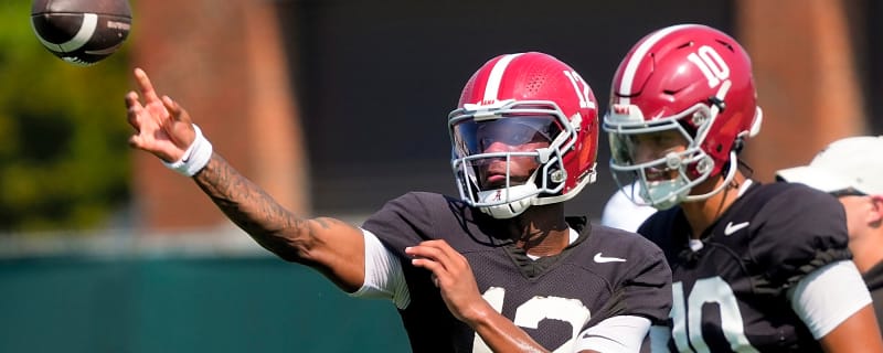 Alabama has named its starting quarterback