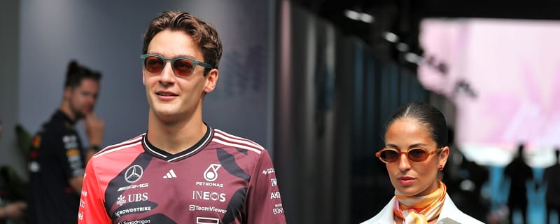 George Russell’s Girlfriend Shares His Broken iPhone After Chaotic Lego F1 Race