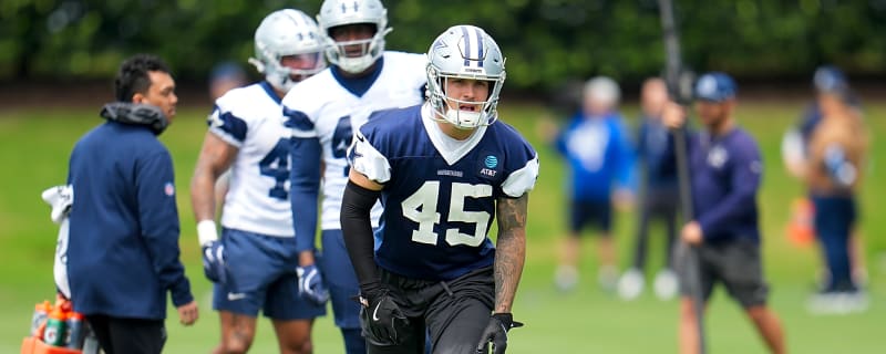 Justin Barron Records Three Interceptions As Dallas Cowboys Defense Controls Rams Joint Practice