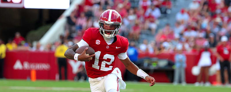 Alabama true freshman QB Keelon Russell answers question abut transfer portal