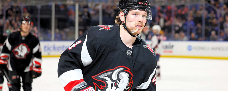 Potential Canucks target Bowen Byram signed two-year, $6.25M AAV extension with Sabres