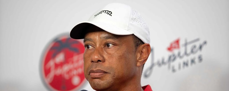 Tiger Woods Addresses Media As Tournament Host Of Genesis Invitational