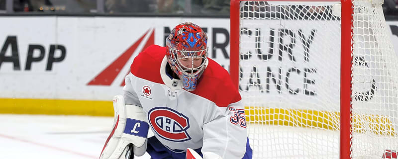 Samuel Montembeault ranks among the NHL’s top goalies over their last 10 games