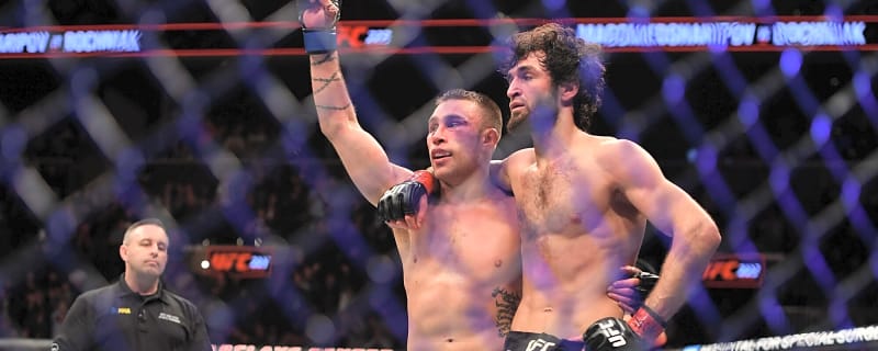 Zabit Magomedsharipov reignites Raul Rosas Jr match with face-off after UFC star beats his brother