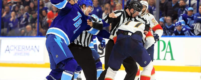 Lightning’s Curtis Douglas fined for incident with Panthers’ Niko Mikkola