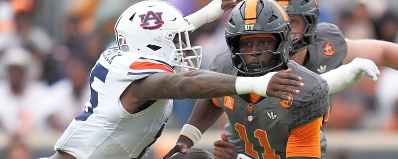 Tennessee’s Josh Heupel shares conflicting reasons on why he benched QB Faizon Brandon against Auburn