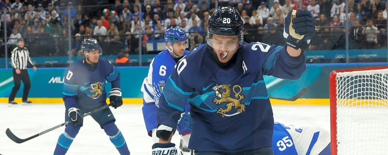 Finland breaks single-game Olympic men's hockey goal record in NHL participation era