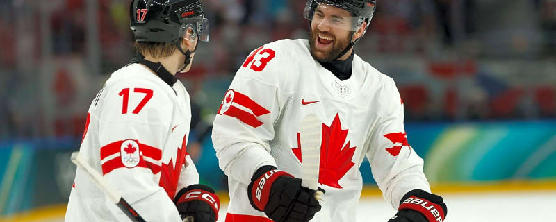 Celebrini becomes youngest Canadian NHLer to score goal at Olympics