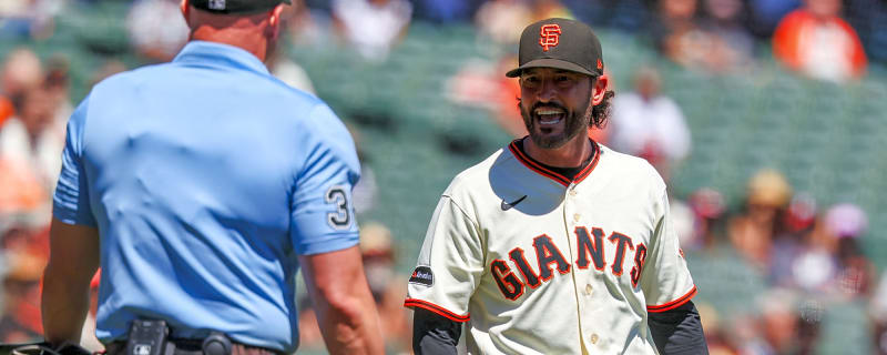 Giants manager Tony Vitello got ejected and everything he was yelling was captured on a hot mic and it’s incredible to hear