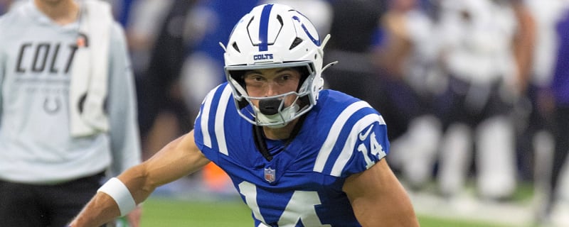 Colts WR Alec Pierce (heel) ruled out after early exit vs. Chiefs
