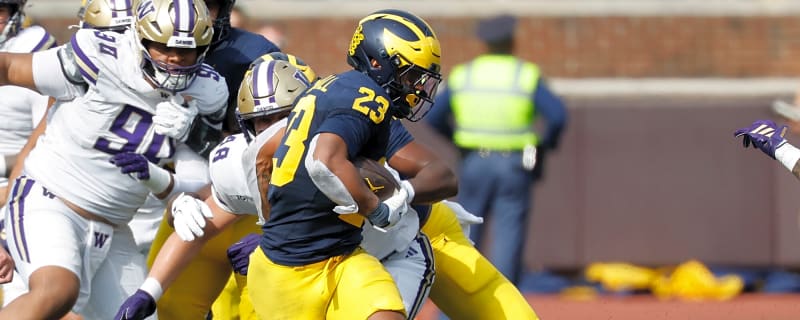 Michigan&#39;s Jordan Marshall Stakes Claim to Starting RB Job in Win Over Washington