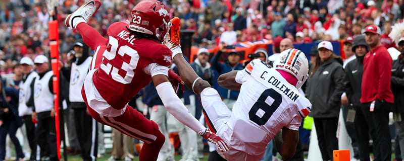 Auburn WR Cam Coleman may have made the catch of the year