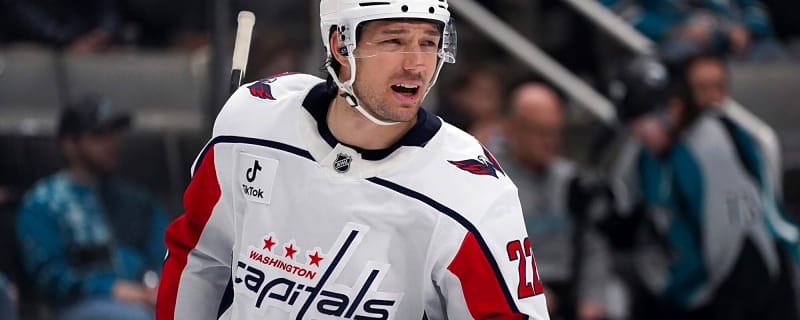 Capitals’ Brandon Duhaime fined for unsportsmanlike conduct