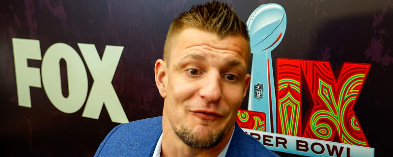 Rob Gronkowski recreated one of his famous memes